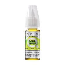 Elfbar - Elfliq - Sour Apple salt 10ml (3 x £10)