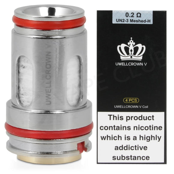Uwell - Crown V (5) 0.2 ohm Coils 4 Pack