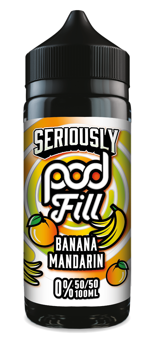 Seriously - Pod Fill - Banana Mandarin 50/50 100ml