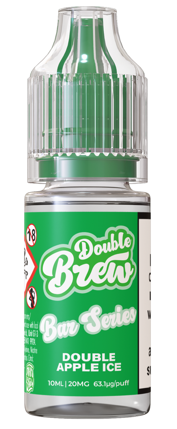 Double Brew - Bar Series - Double Apple Ice 10ml (Mix & Match 3 x £10)