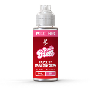 Double Brew - Raspberry Strawberry Cherry 50/50 100ml