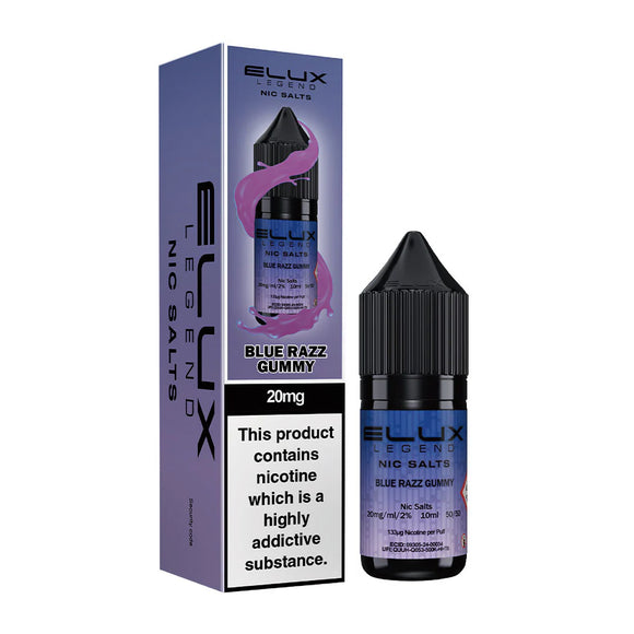 Elux Legend Salts - Blue Razz Gummy 10ml