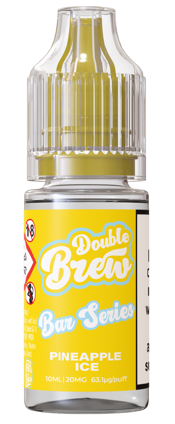 Double Brew - Bar Series - Pineapple Ice 10ml (Mix & Match 3 x £10)