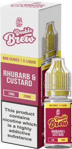 Double Brew - Bar Series - Rhubarb & Custard 10ml (Mix & Match 3 x £10)