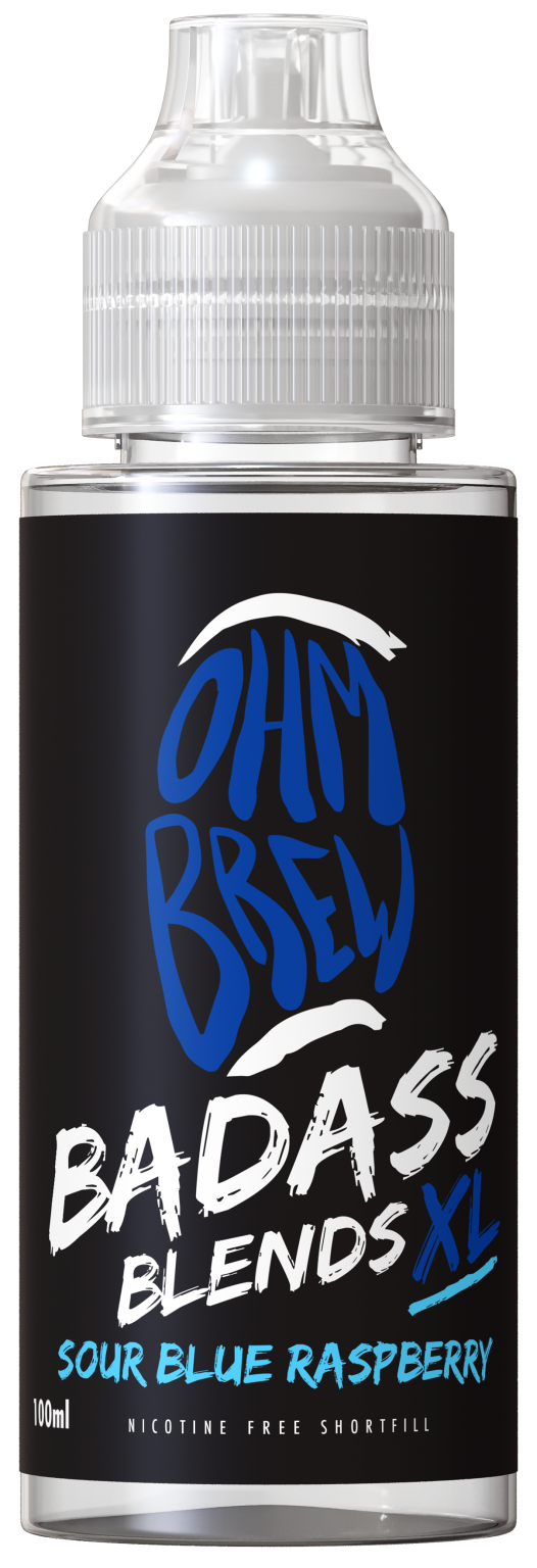 Ohm Brew - Badass Blend XL - Sour Blue Raspberry 100ml