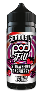 Seriously - Pod Fill - Strawberry Raspberry 50/50 100ml