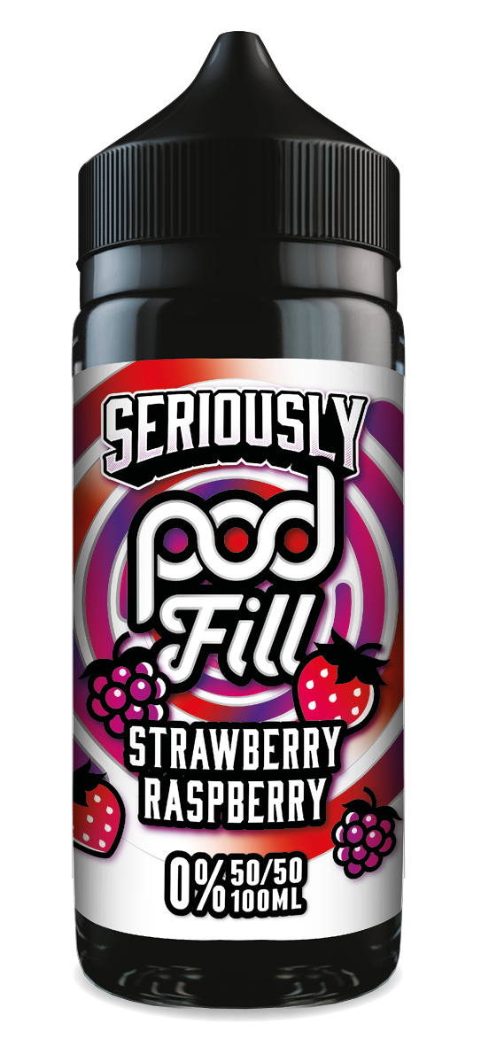 Seriously - Pod Fill - Strawberry Raspberry 50/50 100ml