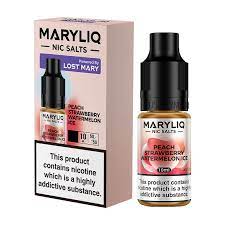 Maryliq - Peach Strawberry Watermelon Ice 20mg Salt 10ml