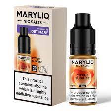 Maryliq - Citrus Sunrise 20mg Salt 10ml