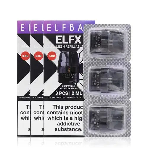 Elf Bar - ELFX Replacement Pods Simply Vapes Bolsover Elf Bar - ELFX Replacement Pods Simply Vapes Bolsover
