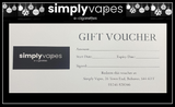 Simply Vapes Gift Voucher (£5 - £50)