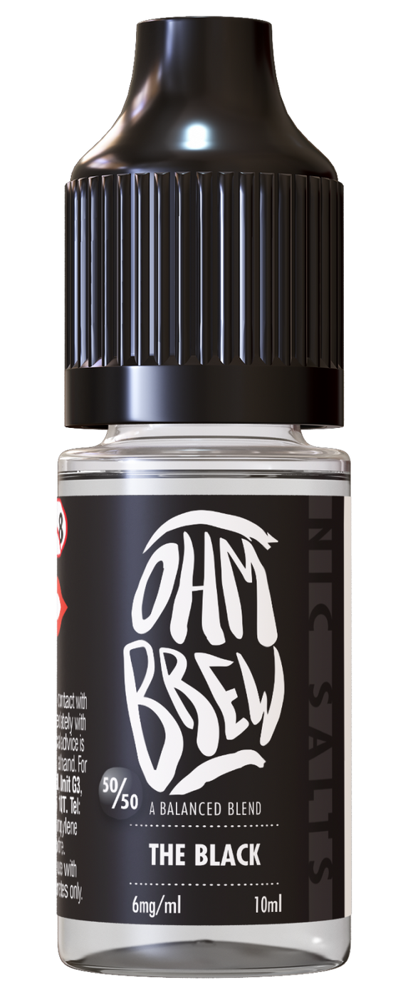 Ohm Brew - The Black Salt 10ml (Mix & Match 3 x £10)