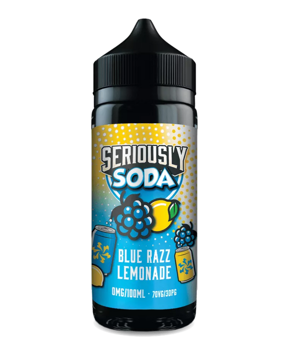 NEW - Seriously Soda - Blue Razz Lemonade 100ml 0mg