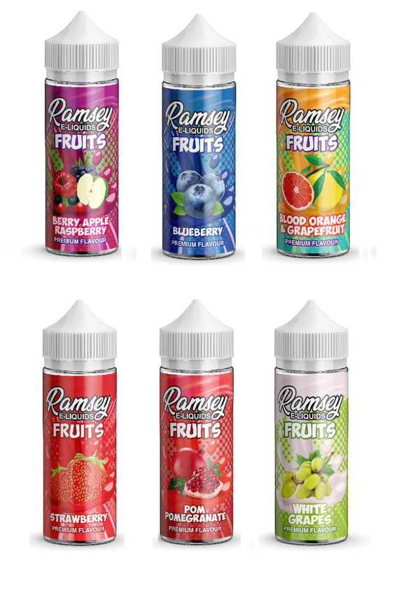 Ramsey - Fruit Range - Various Flavours 100ml 0mg